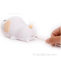 USB Rechargeable enfants Soft Silicone Puppy LED lampe